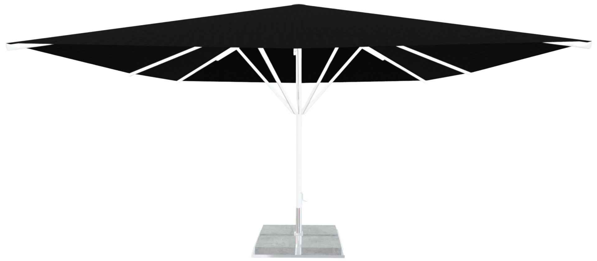 Magnum sonnenschirm breit schwarz