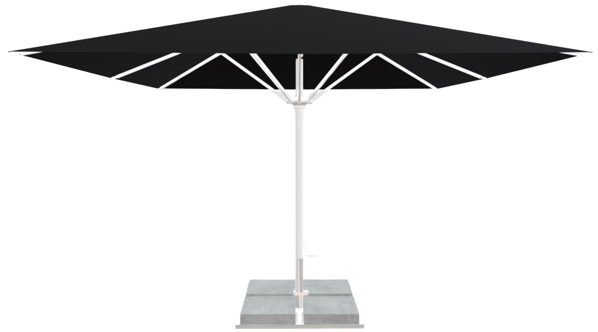 Magnum sonnenschirm schwarz